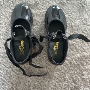 So Danca Black Toddler Tap Shoes